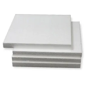 12" Wholesale White Styrofoam Foam Square Flat DIY Crafts Decoration - 12pcs