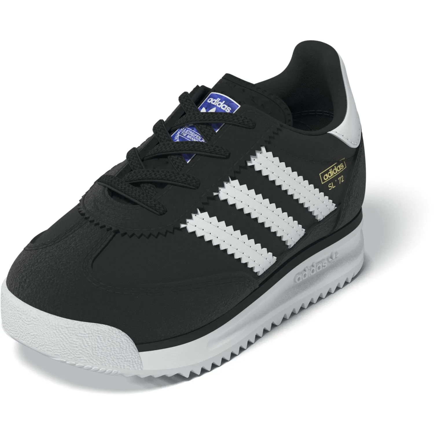 adidas Originals Core Black Ftwr White Blue Sl 72 Rs El In Sneakers