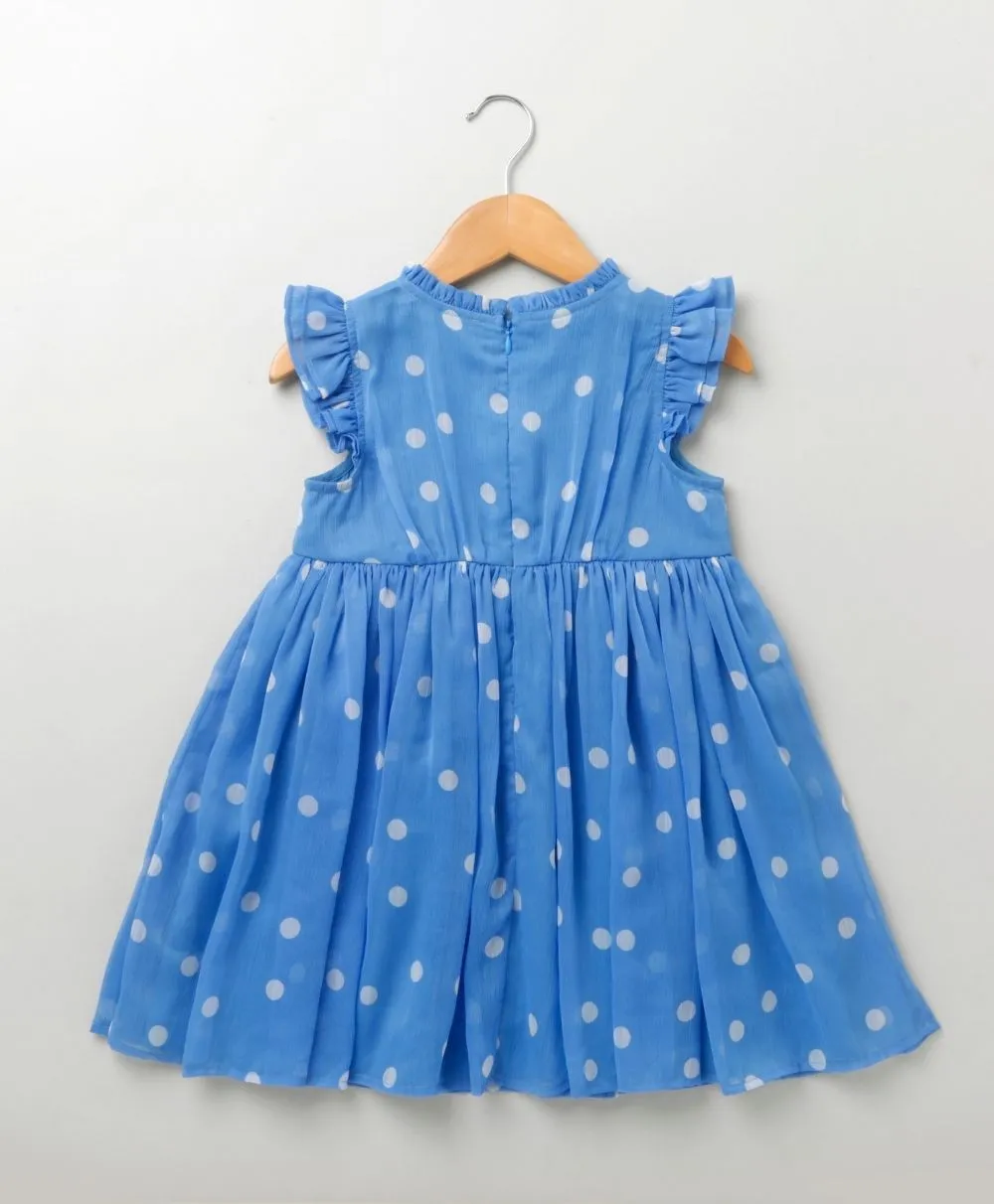 All-over Polka Dot Print Dress