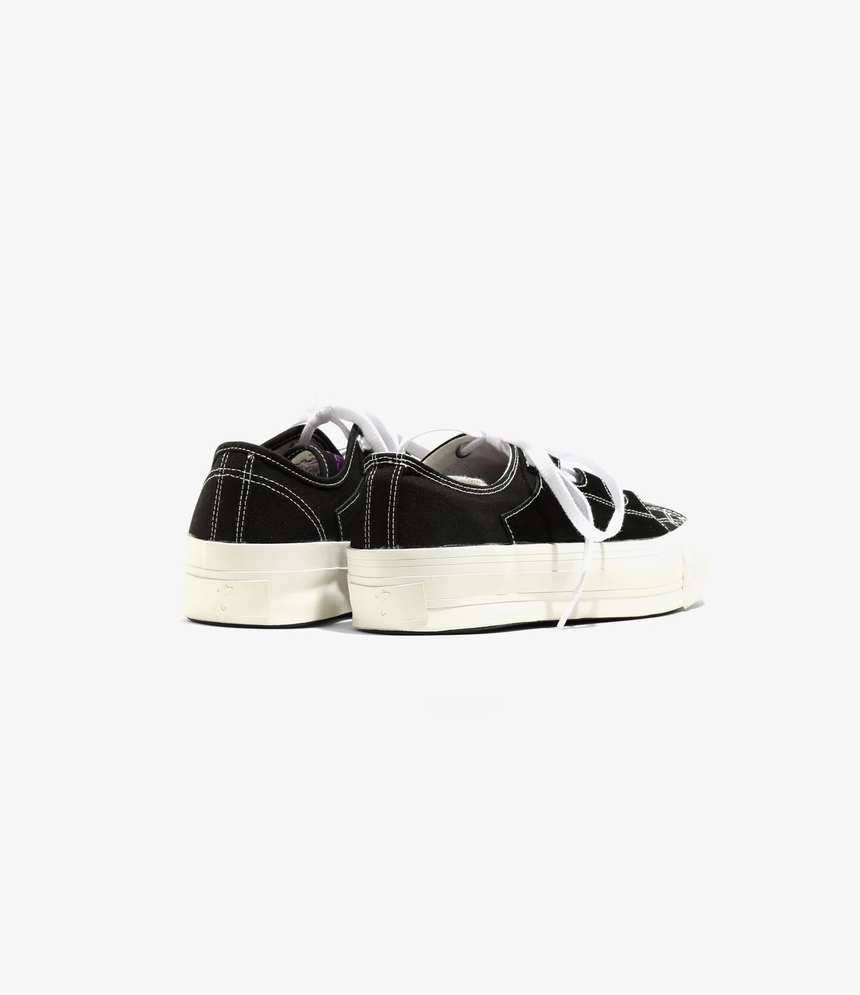 Asymmetric Ghillie Sneaker – Black Suede