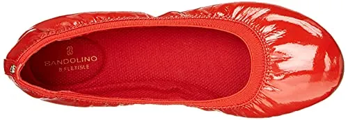 Bandolino Women's Edition Ballet Flat, Red, 11