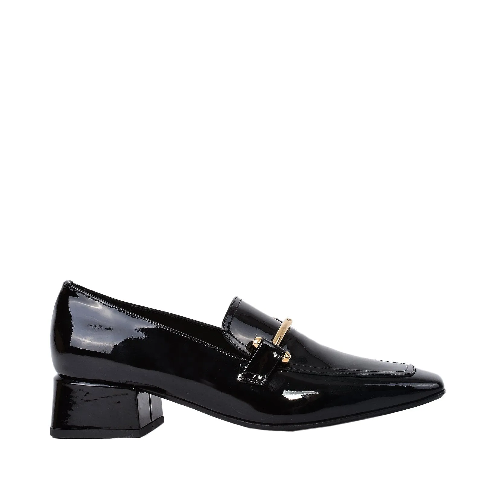 Bibu Patent Black Flats