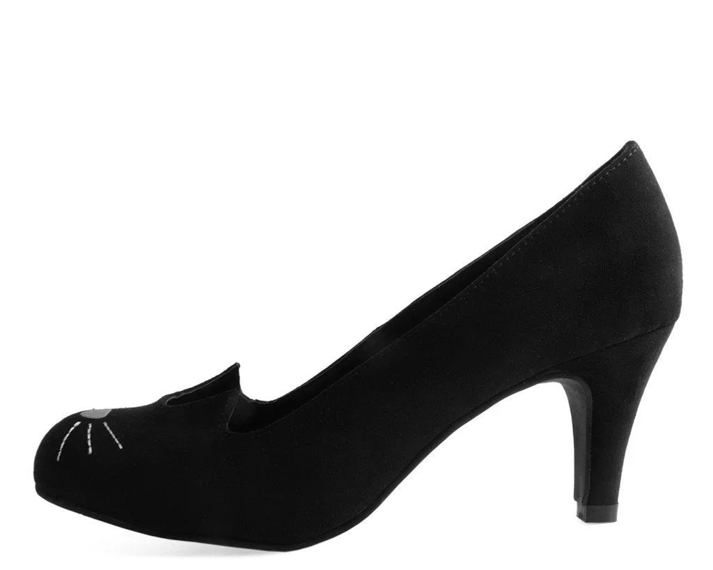 Black Sophistakitty Low Heel