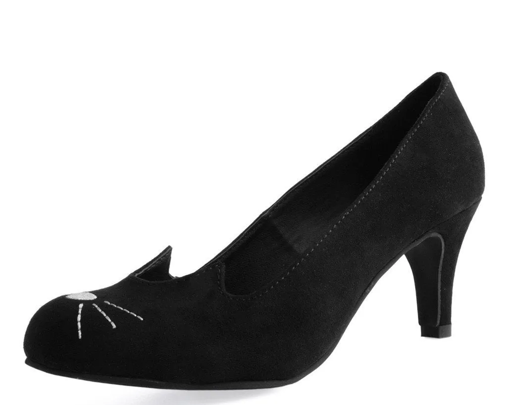 Black Sophistakitty Low Heel