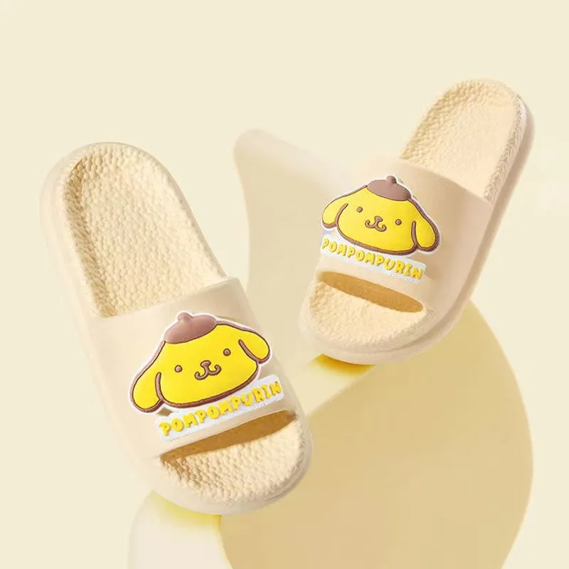 Blue Cartoon Slippers