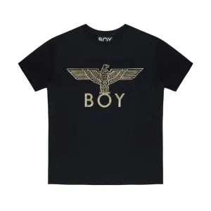 BOY EAGLE T-SHIRT - BLACK/GOLD