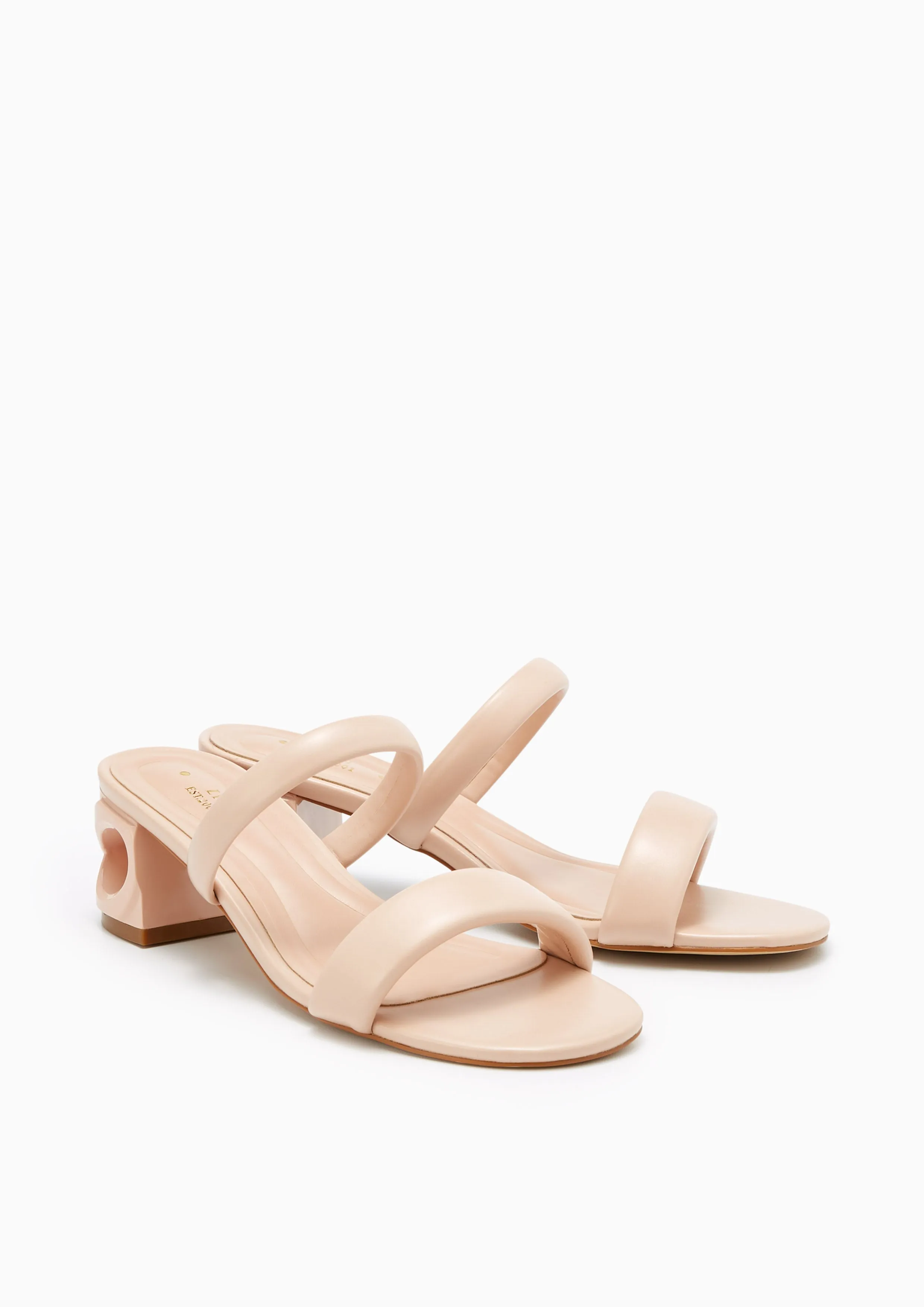 Broc Heel Sandals Pink