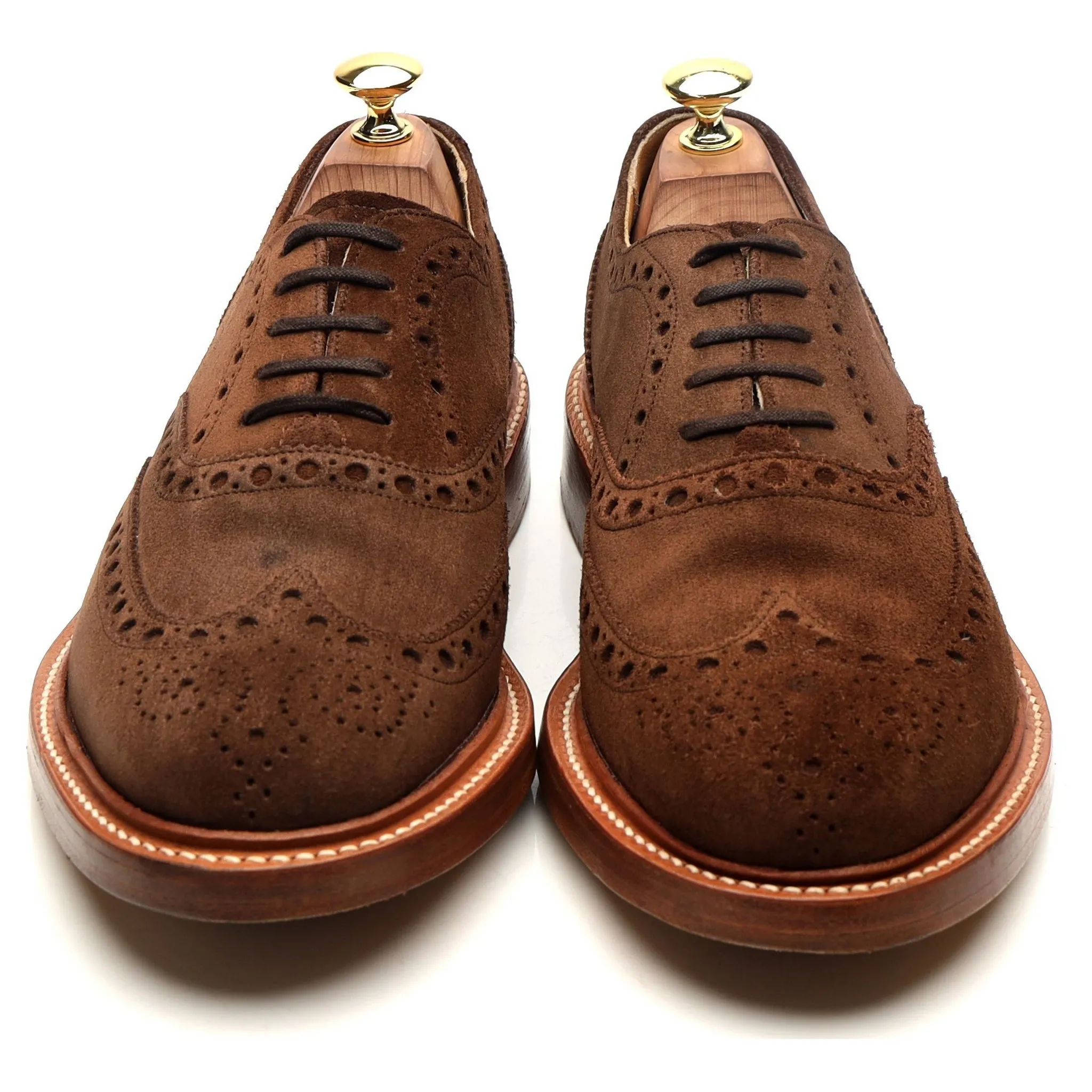 Brown Suede Brogues UK 8 F