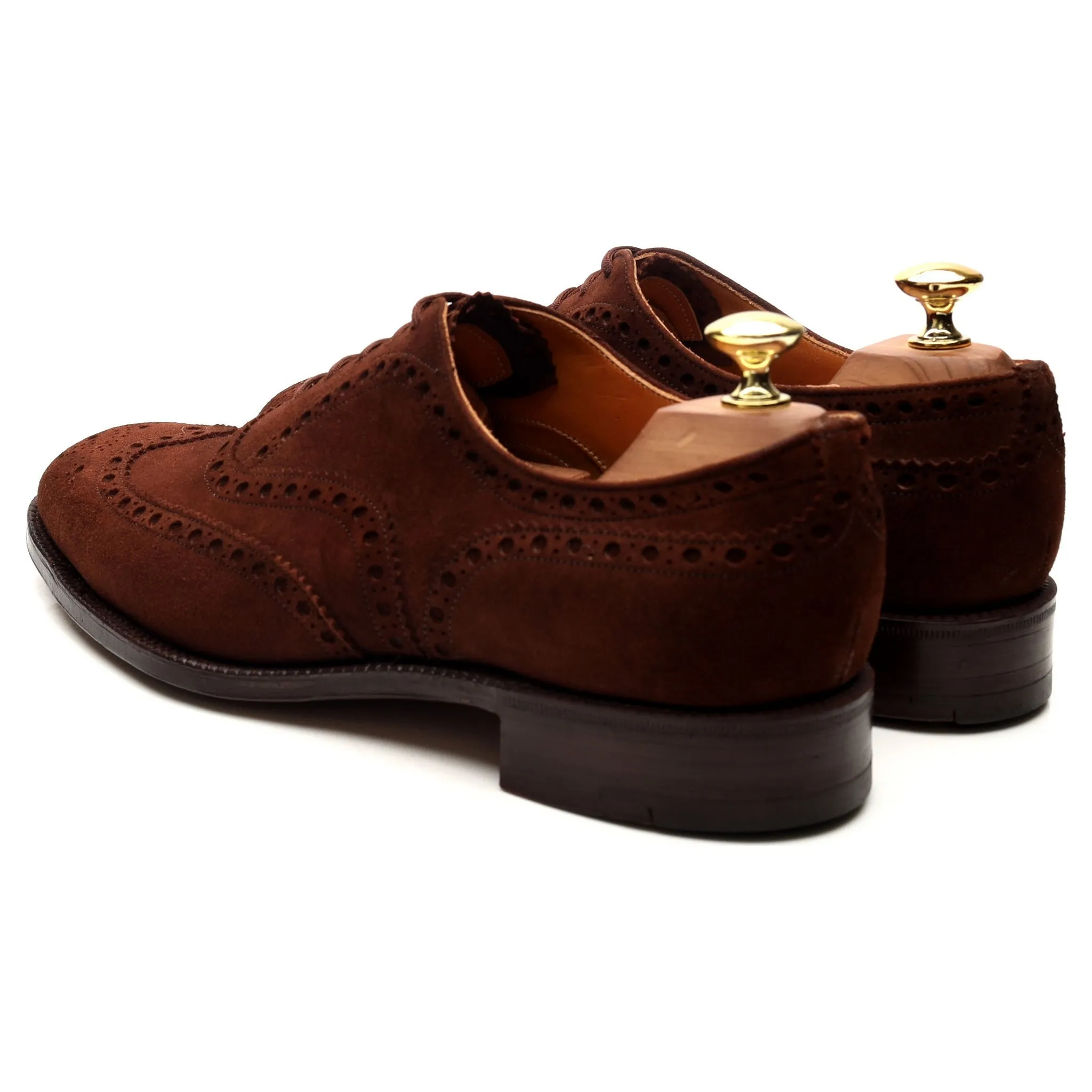 'Buck' Brown Suede Brogues UK 8 F