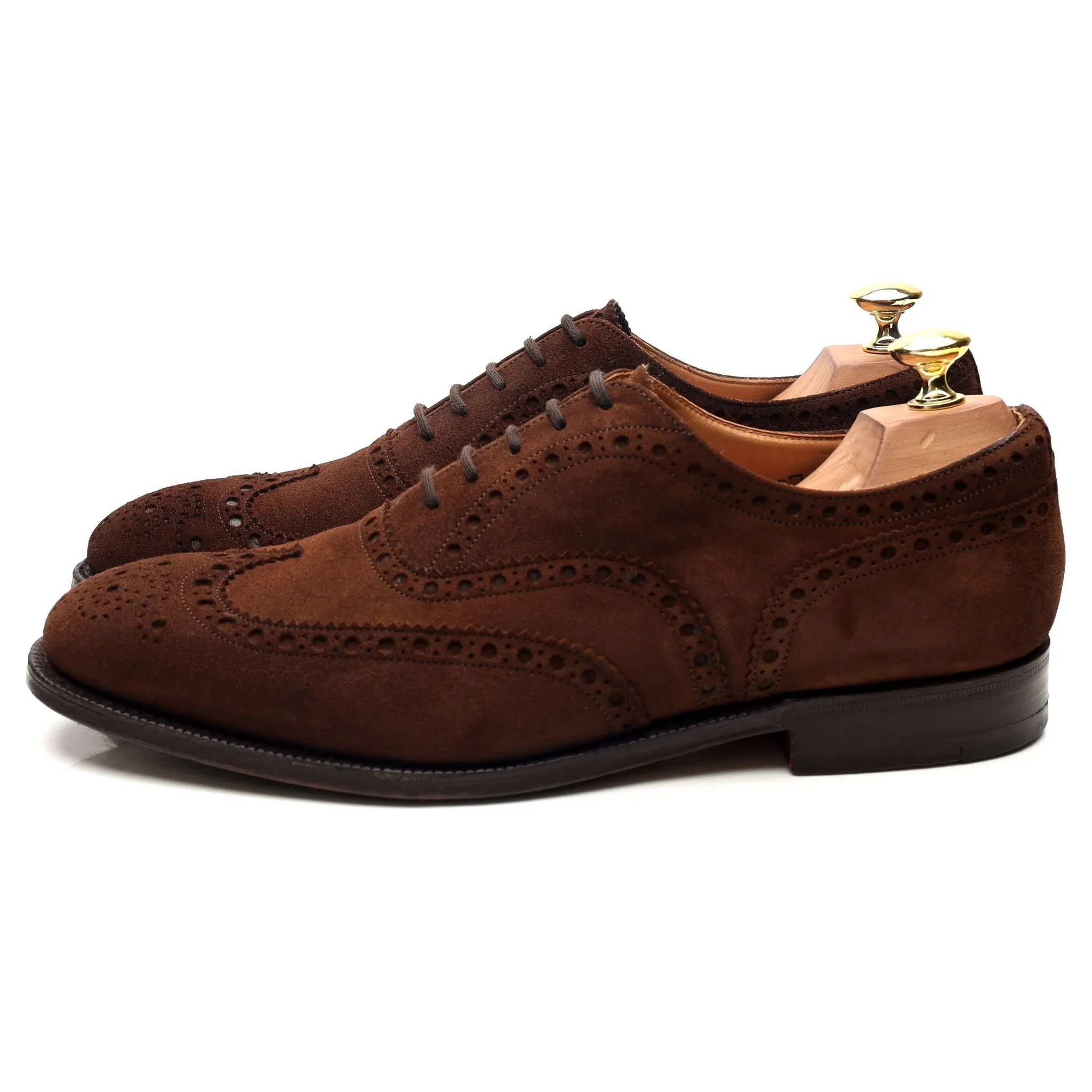 'Buck' Brown Suede Brogues UK 8.5 F