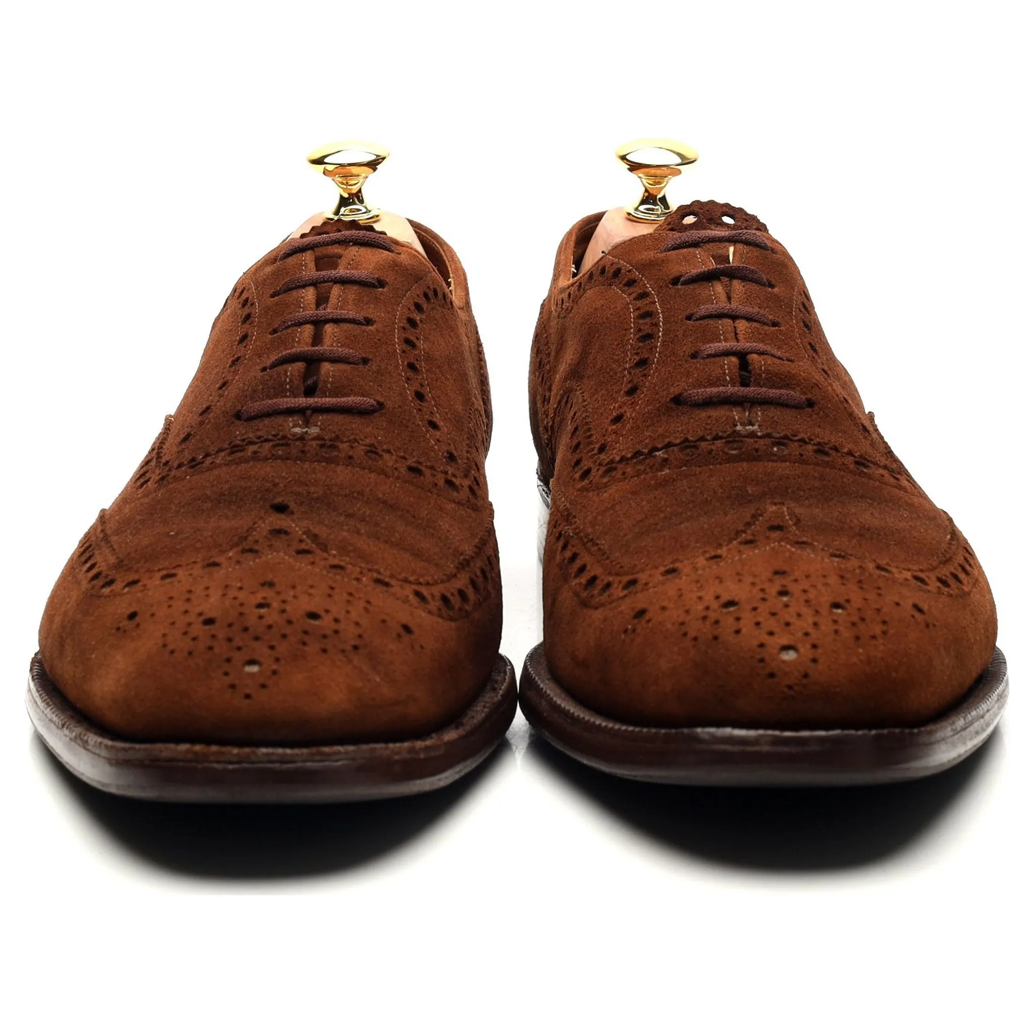 'Buck' Brown Suede Oxford Brogues UK 10.5 F