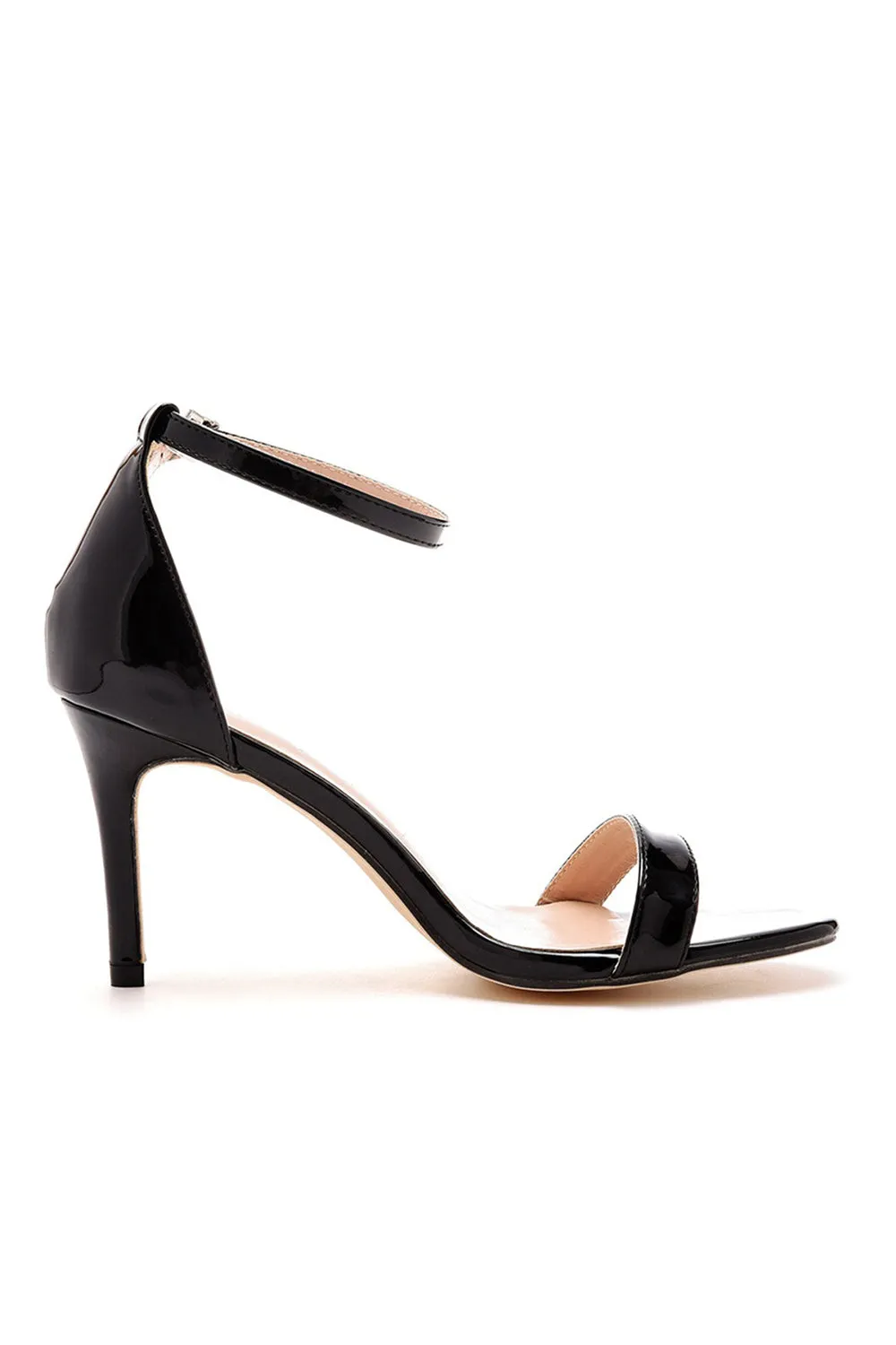 Casual Open Toe Stiletto Ankle-strap High Heels