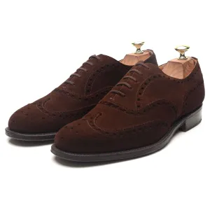 'Chetwynd' Dark Brown Suede Brogues UK 7.5 F