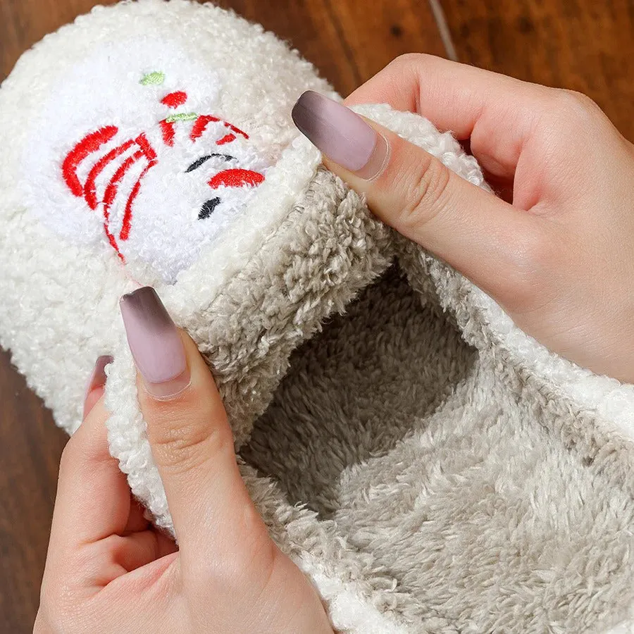 Christmas Snowman Slippers