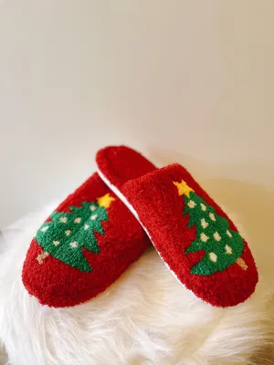 Christmas Tree Slippers