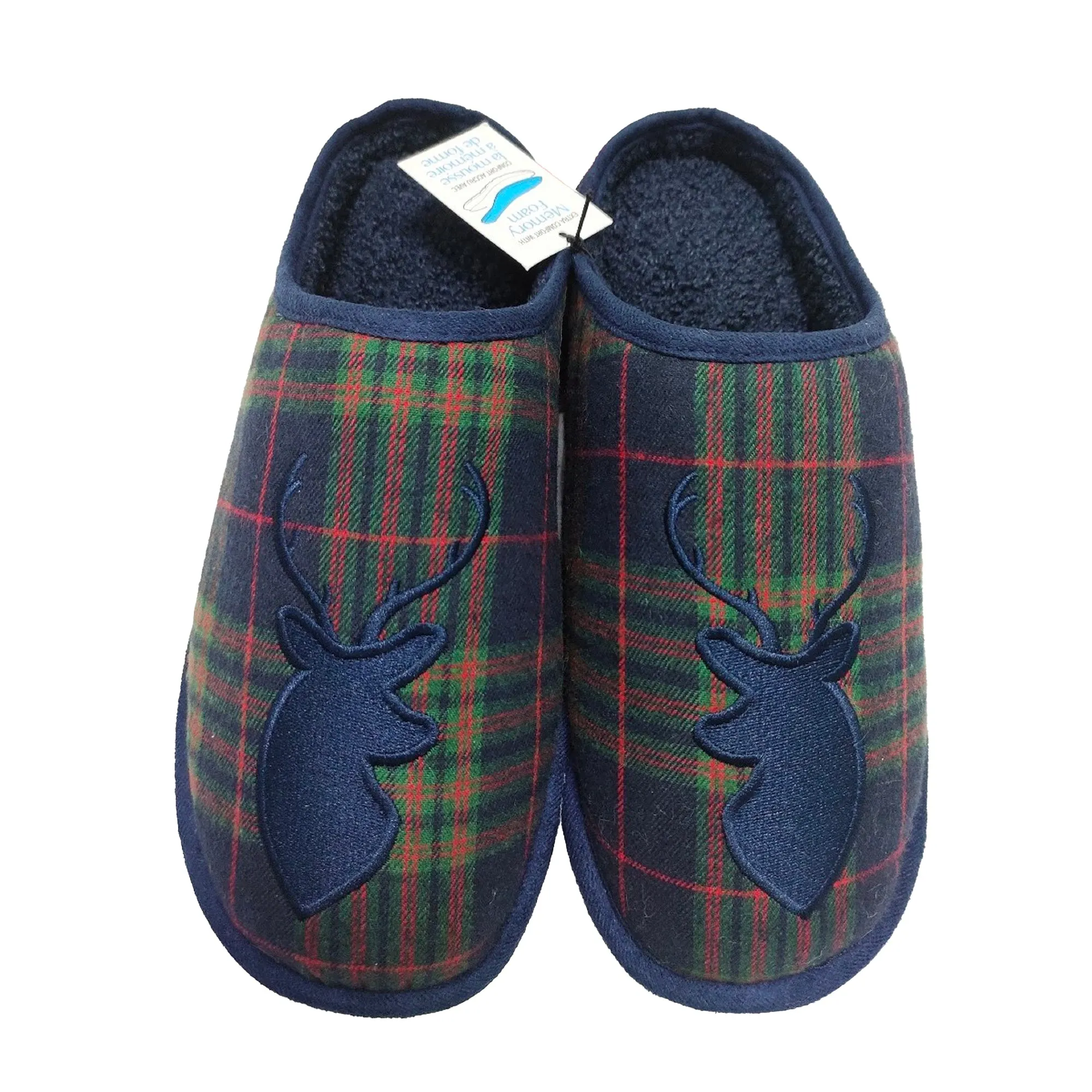 Comfy Cozy Men's Cabin Scuff Slippers