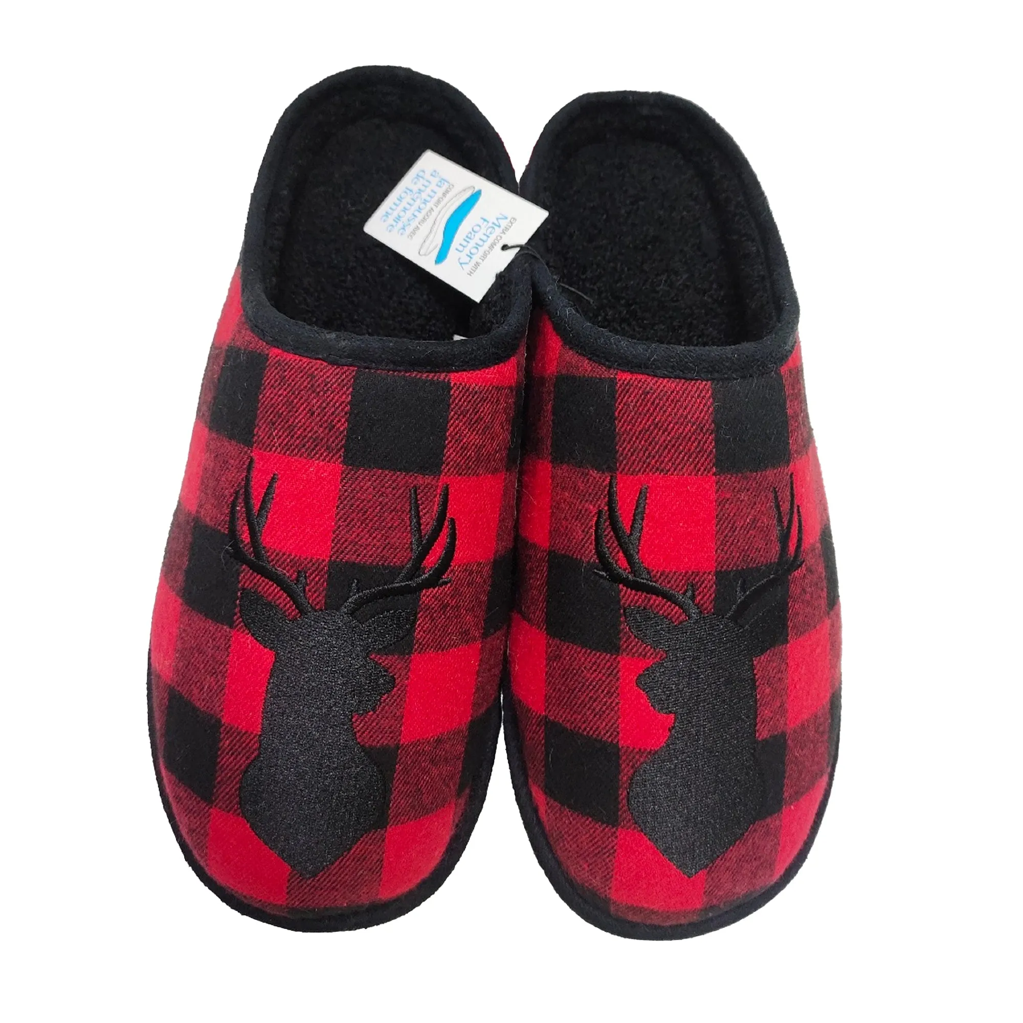 Comfy Cozy Men's Cabin Scuff Slippers