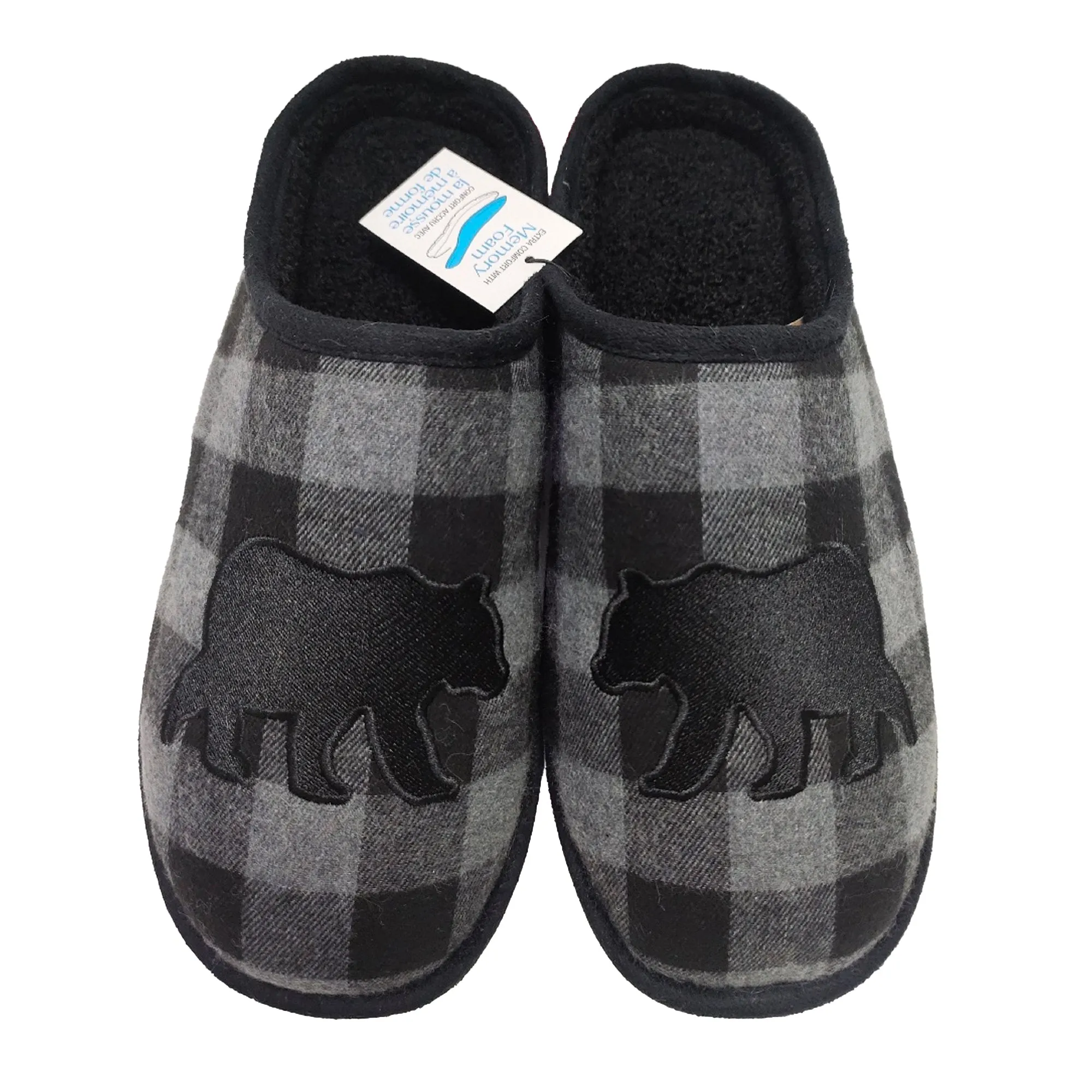 Comfy Cozy Men's Cabin Scuff Slippers