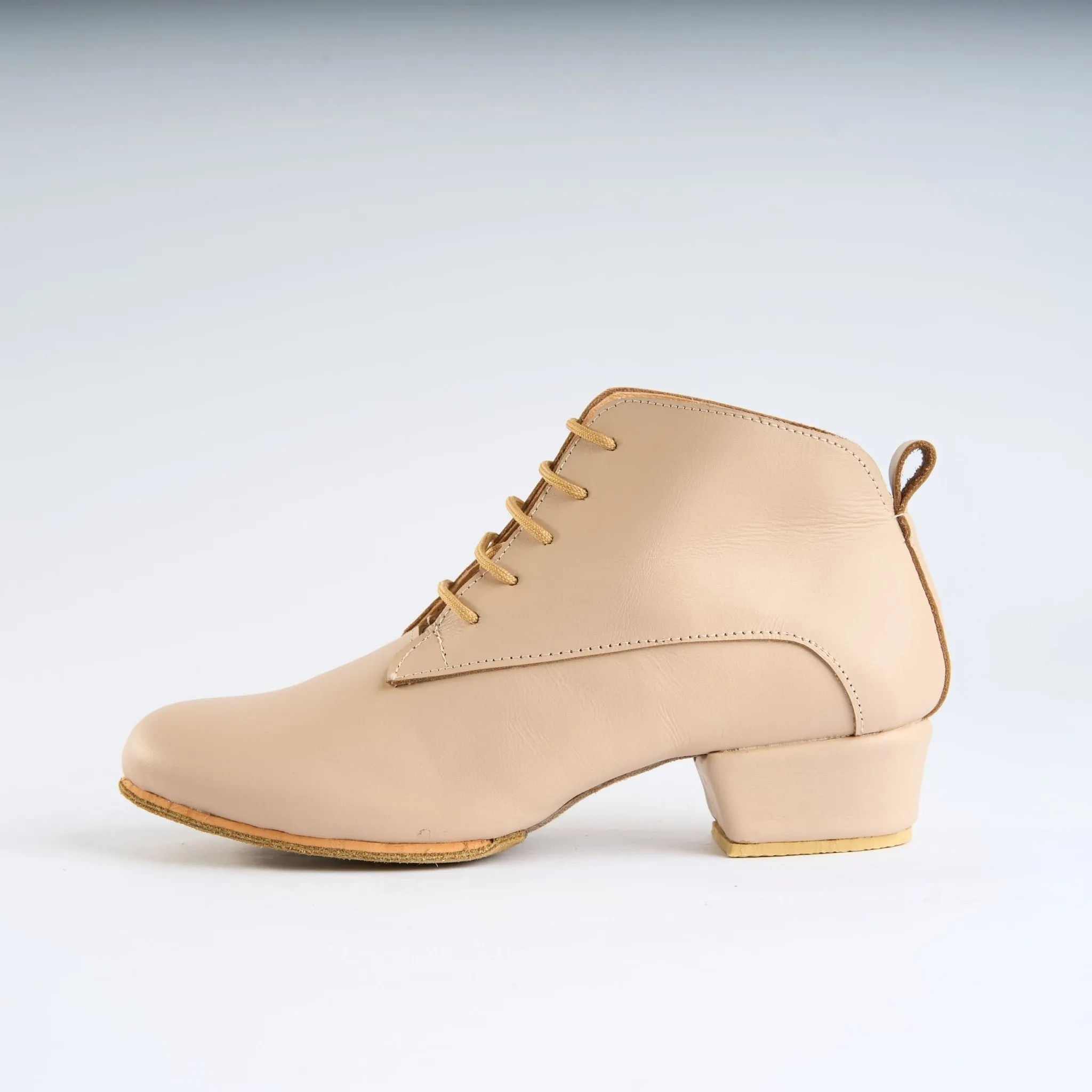 Desert Peach Genuine Leather - Handmade Tango Trainers - Tita 9635