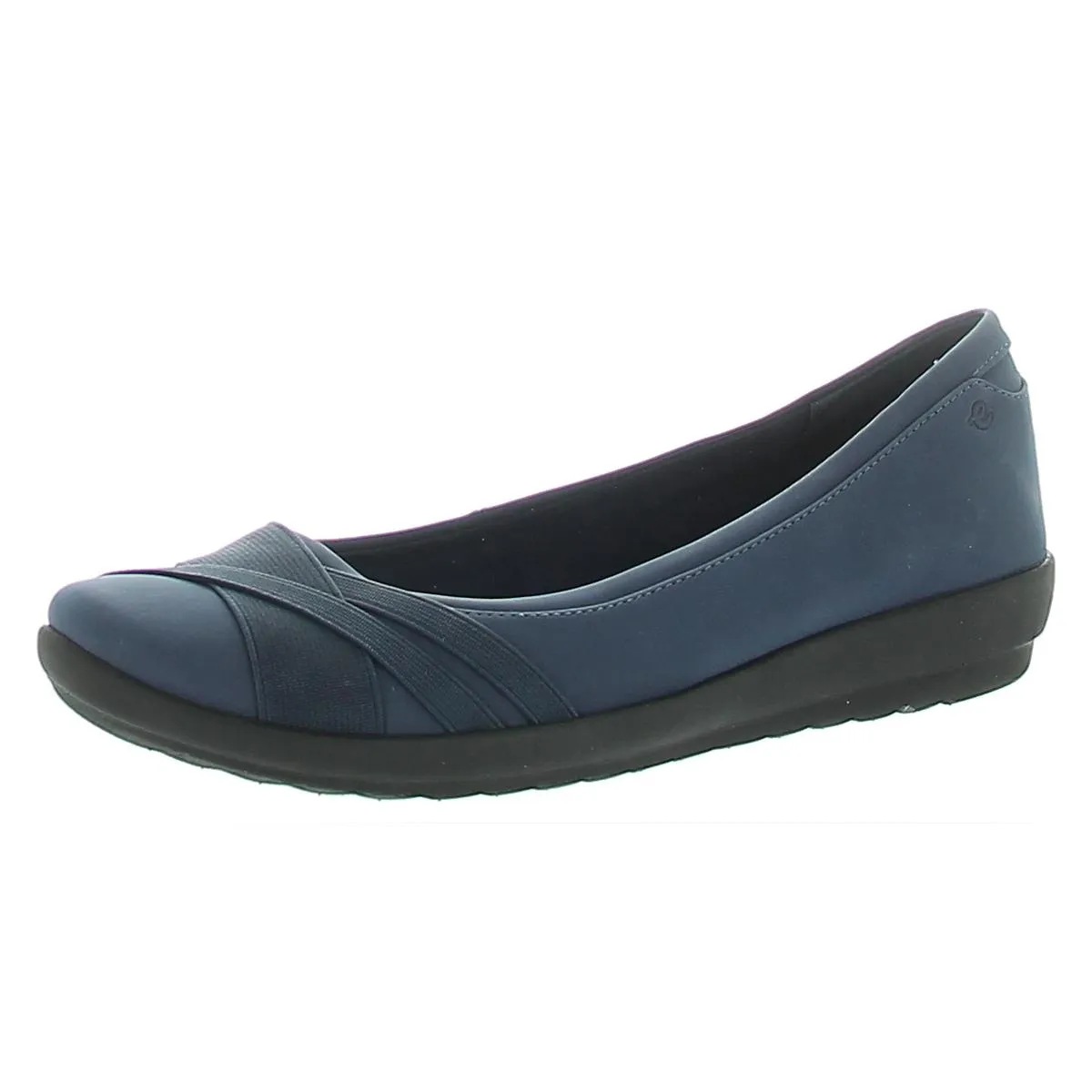 Easy Spirit Womens Acasia 3 Solid Slip On Ballet Flats