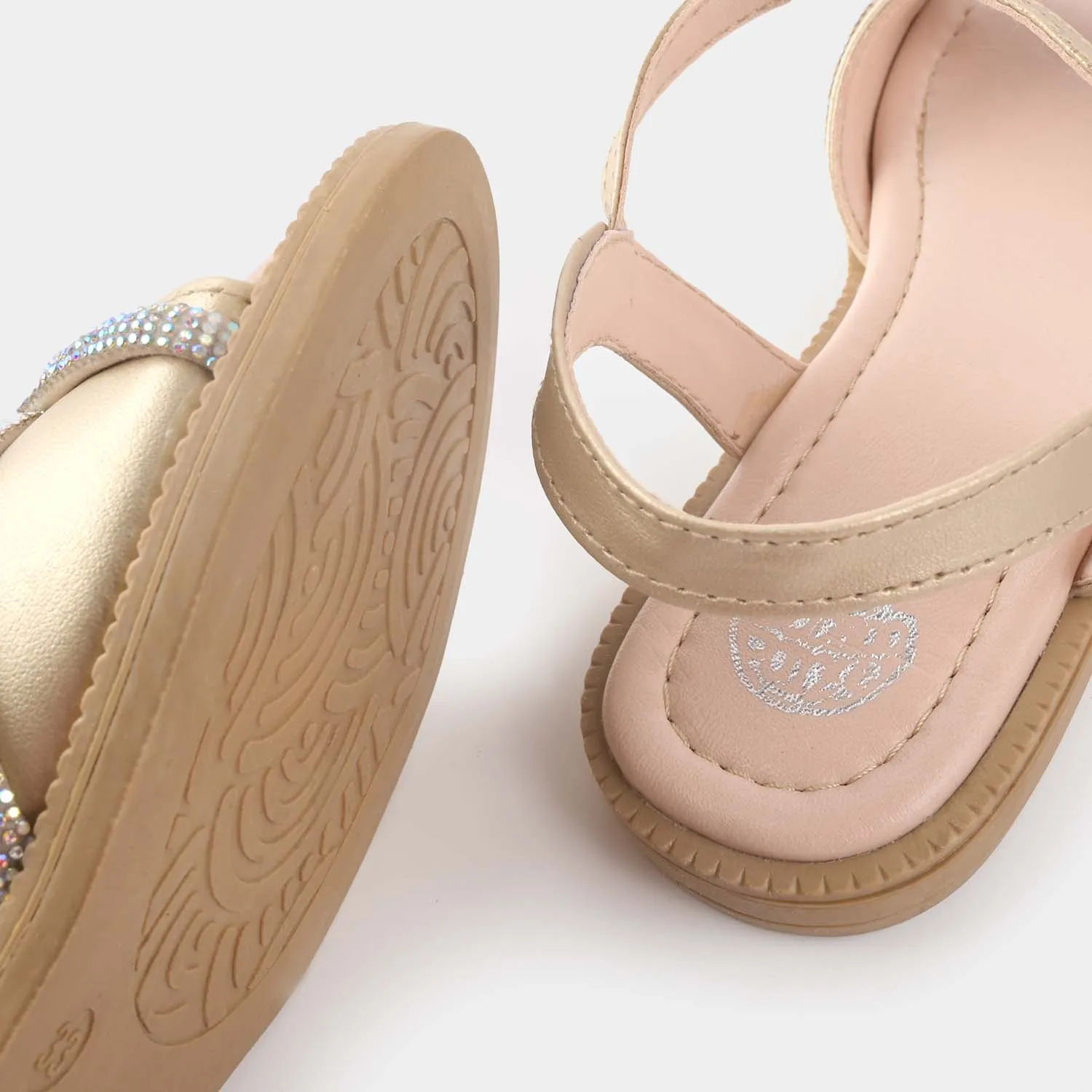 Girls Sandal 456-73-Golden