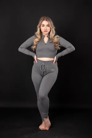 Graya  Ribbed Activewear Set