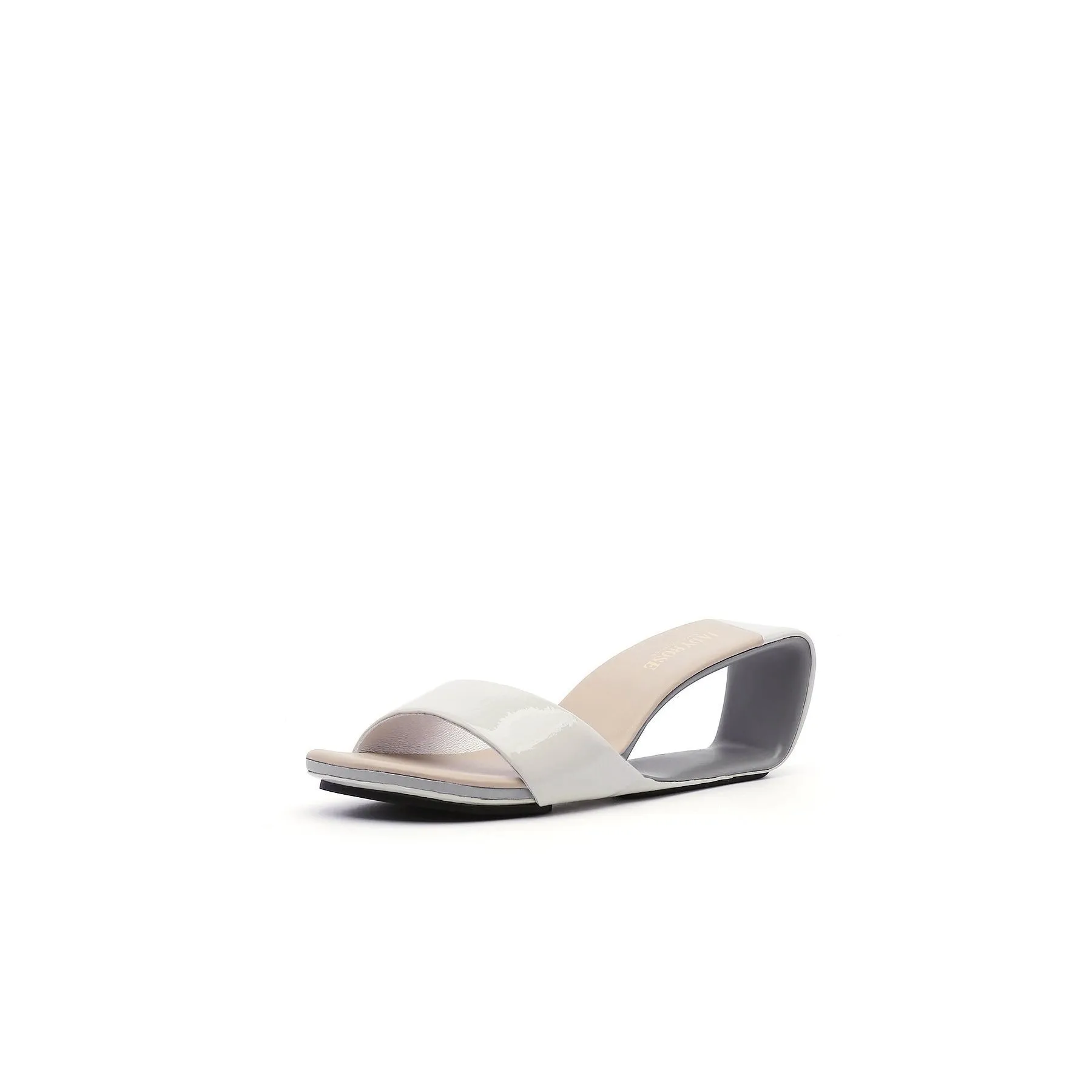 Hollow Wedge Slip-On Sandals