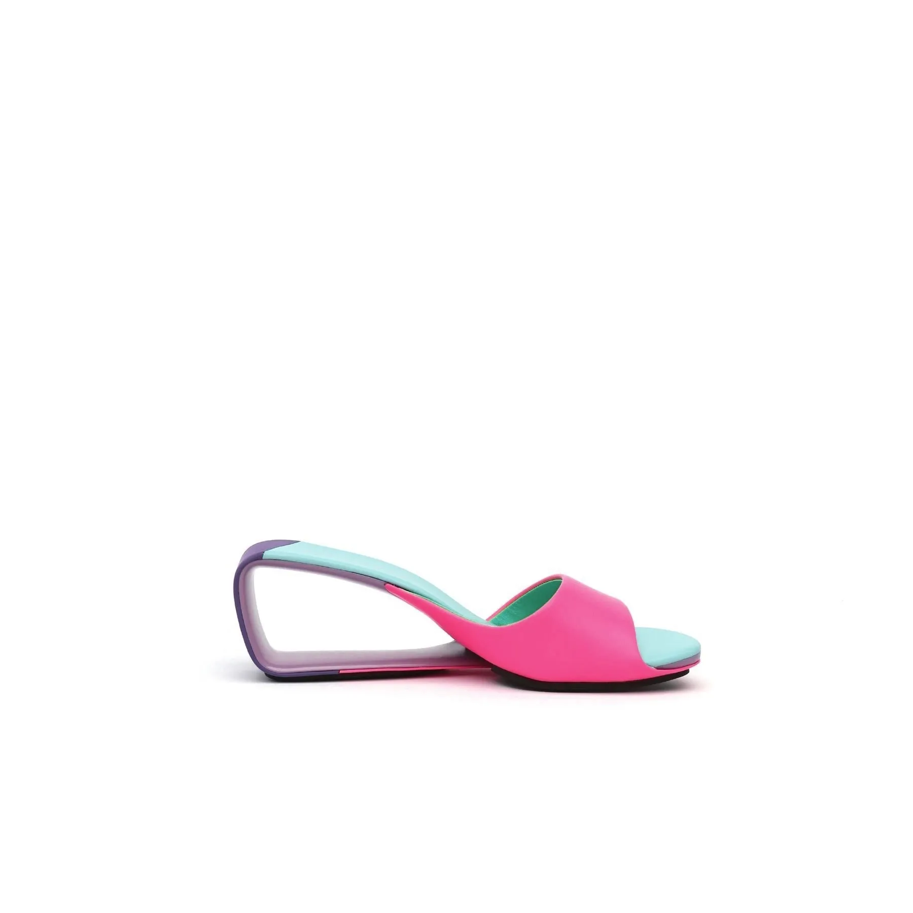 Hollow Wedge Slip-On Sandals