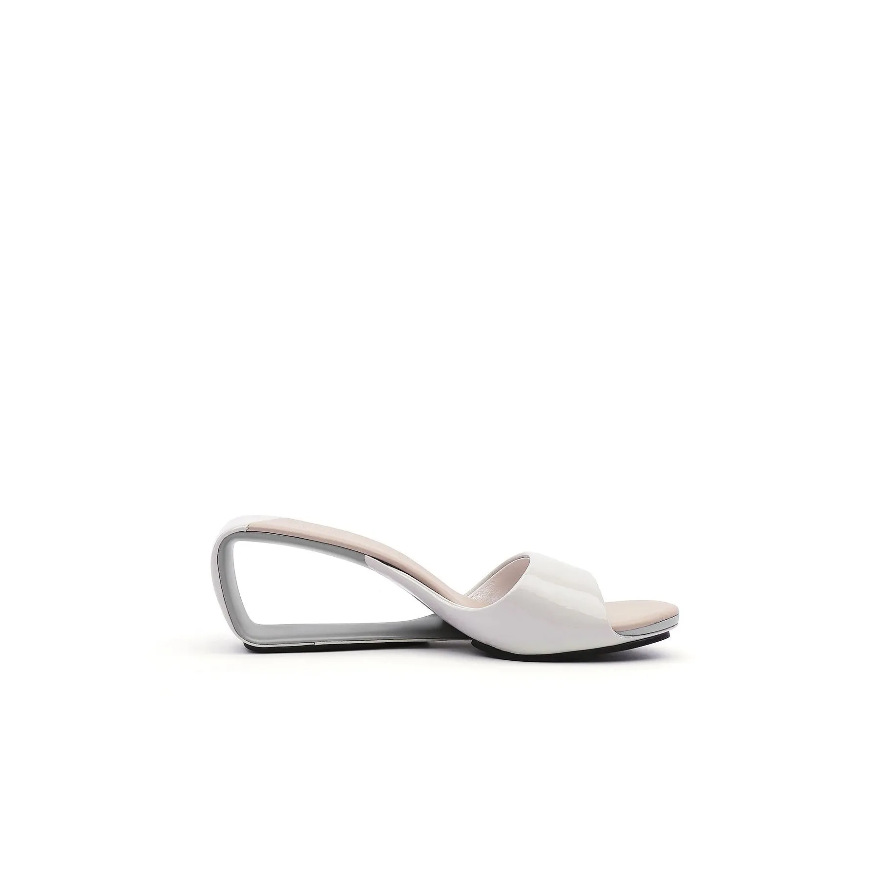 Hollow Wedge Slip-On Sandals