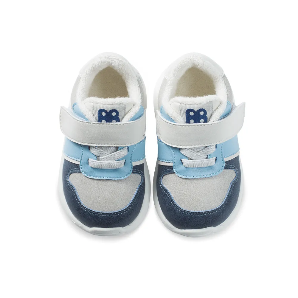 Innocently Soft Sole Non-Slip Pre-walker Blue Baby Sneakers