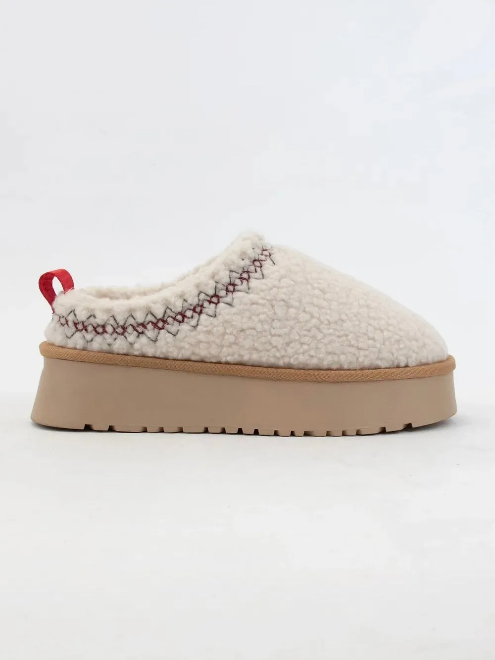 Isaac Platform Sherpa Slipper Shoe