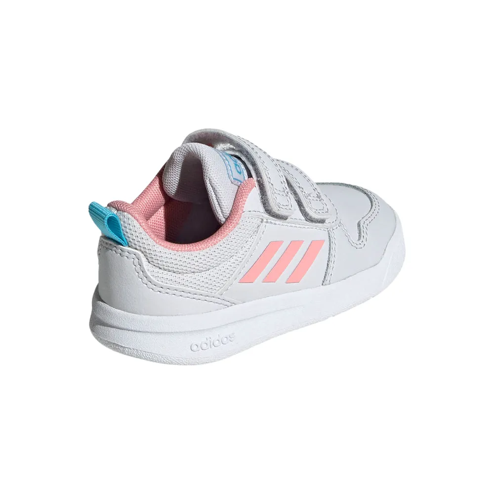 Kids Girls Adidas Tensaur Shoes White/Pink