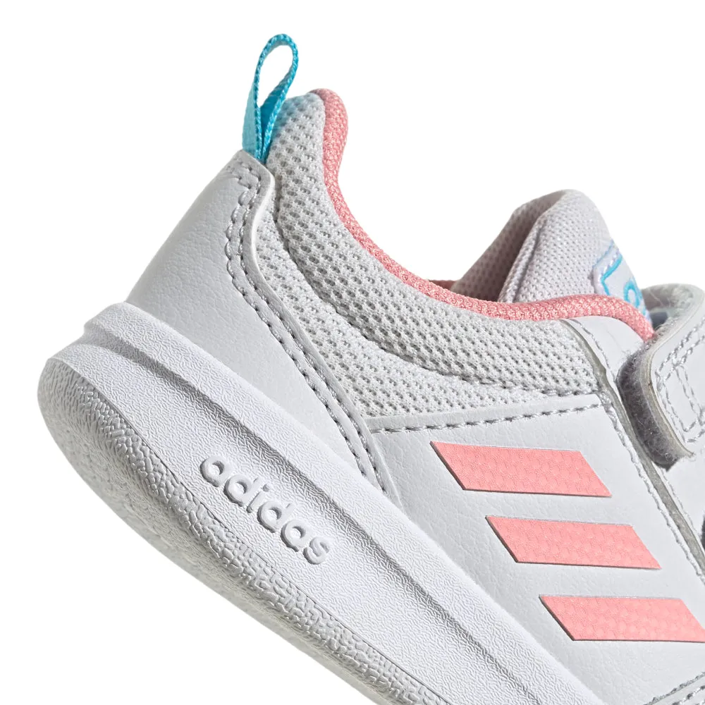 Kids Girls Adidas Tensaur Shoes White/Pink