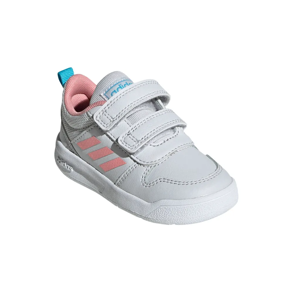 Kids Girls Adidas Tensaur Shoes White/Pink