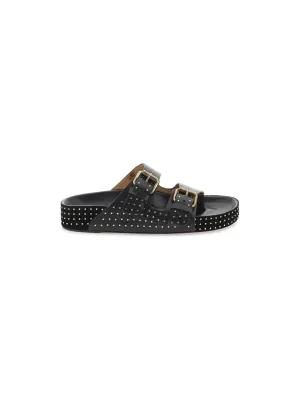 Lennyo Studded Leather Sandals