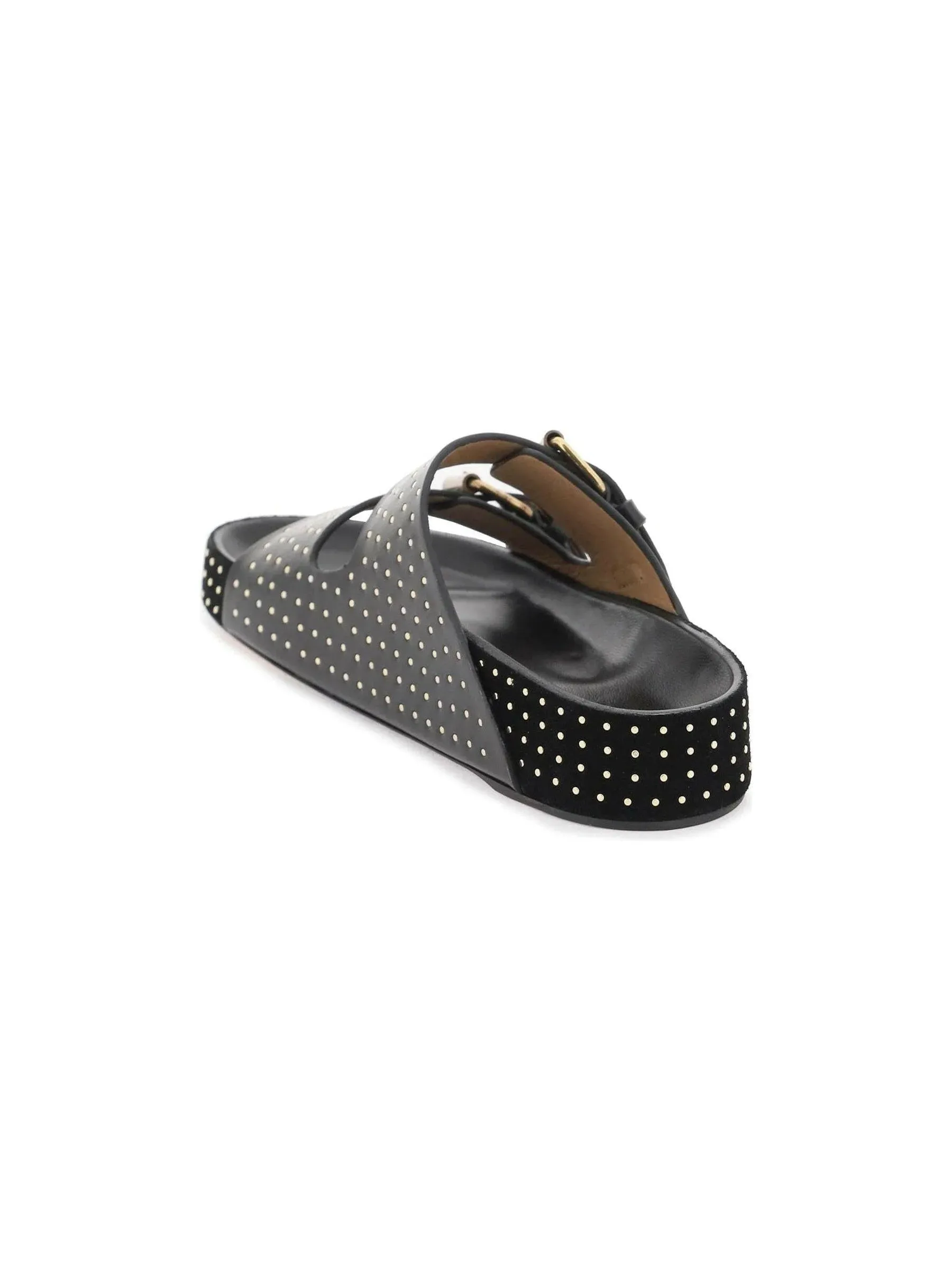 Lennyo Studded Leather Sandals