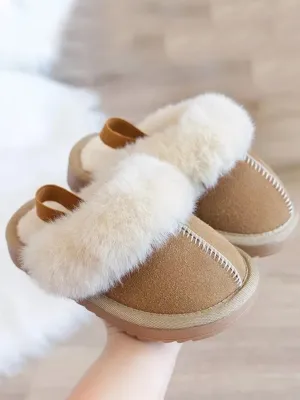 Lounge In Luxury Fur-Lined Slippers By Liv and Mia