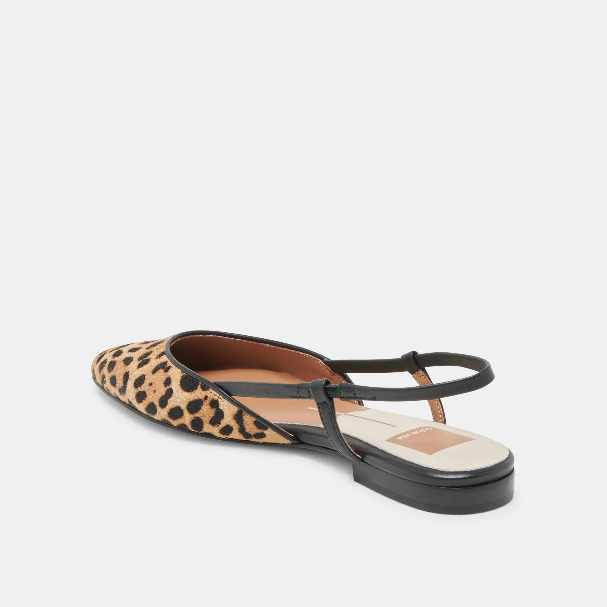 NARAH FLATS LEOPARD CALF HAIR