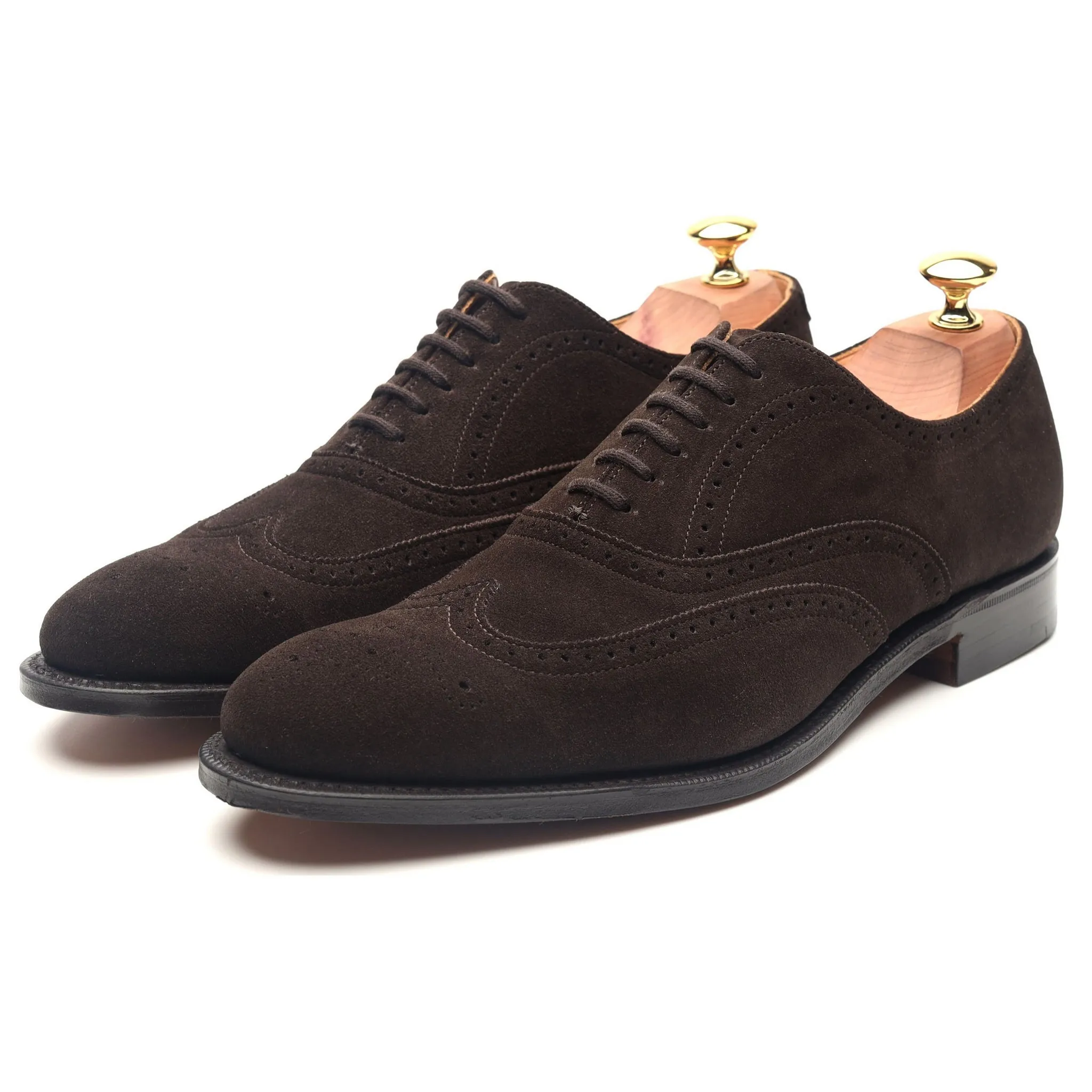 'New York' Brown Suede Brogues UK 6.5 F