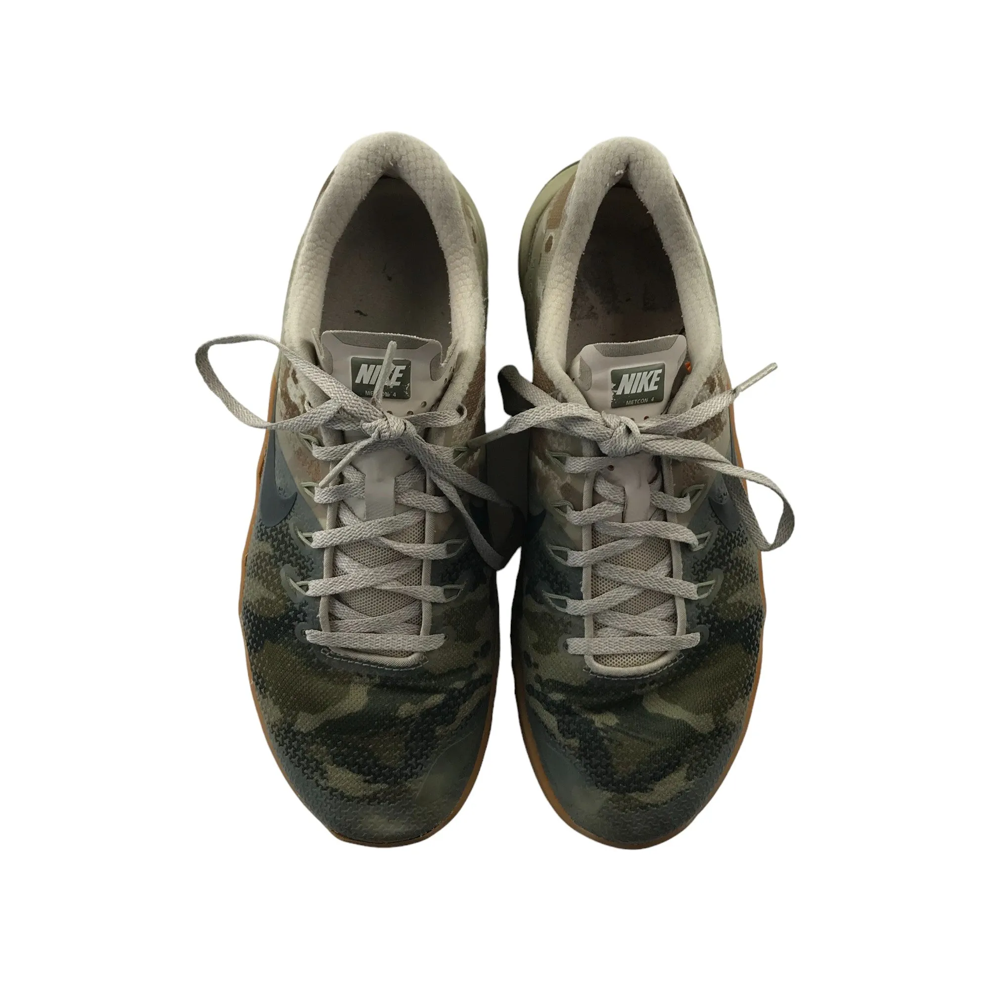 Nike Metcon 4 trainers shoe size UK 6 Khaki camouflage pattern