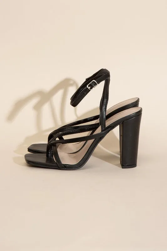 NILE-5 Thong Strappy Heels