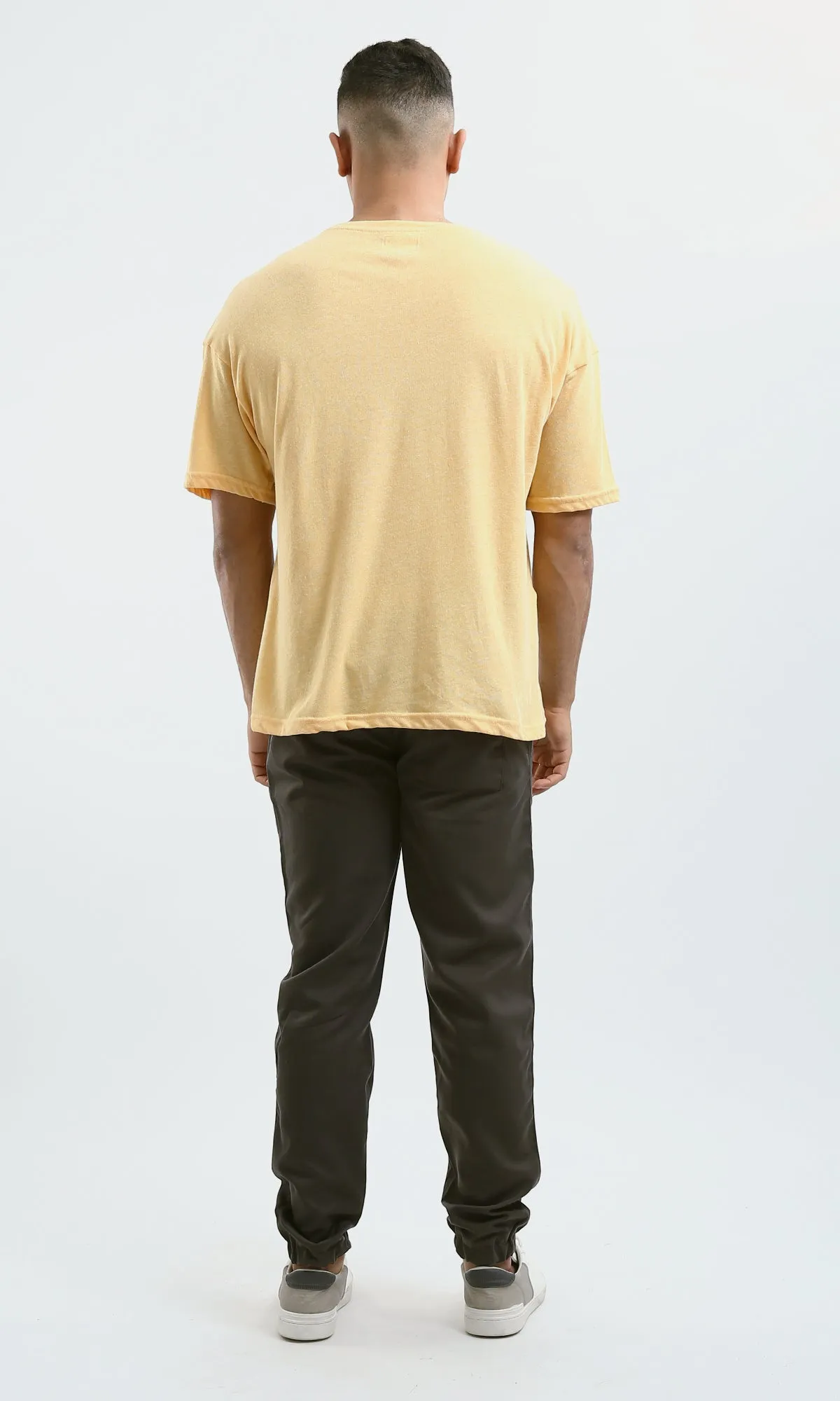 O188729 Lightweight Heather Light Yellow Summer Tee