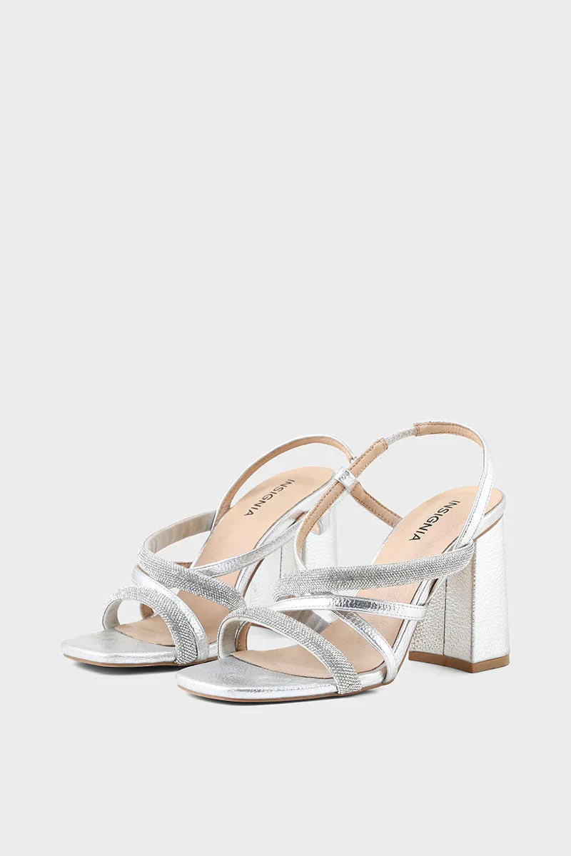 Party Wear Sandal I23729-SILVER