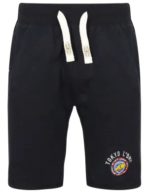 Scappoose Cove Jogger Shorts in Dark Navy - Tokyo Laundry