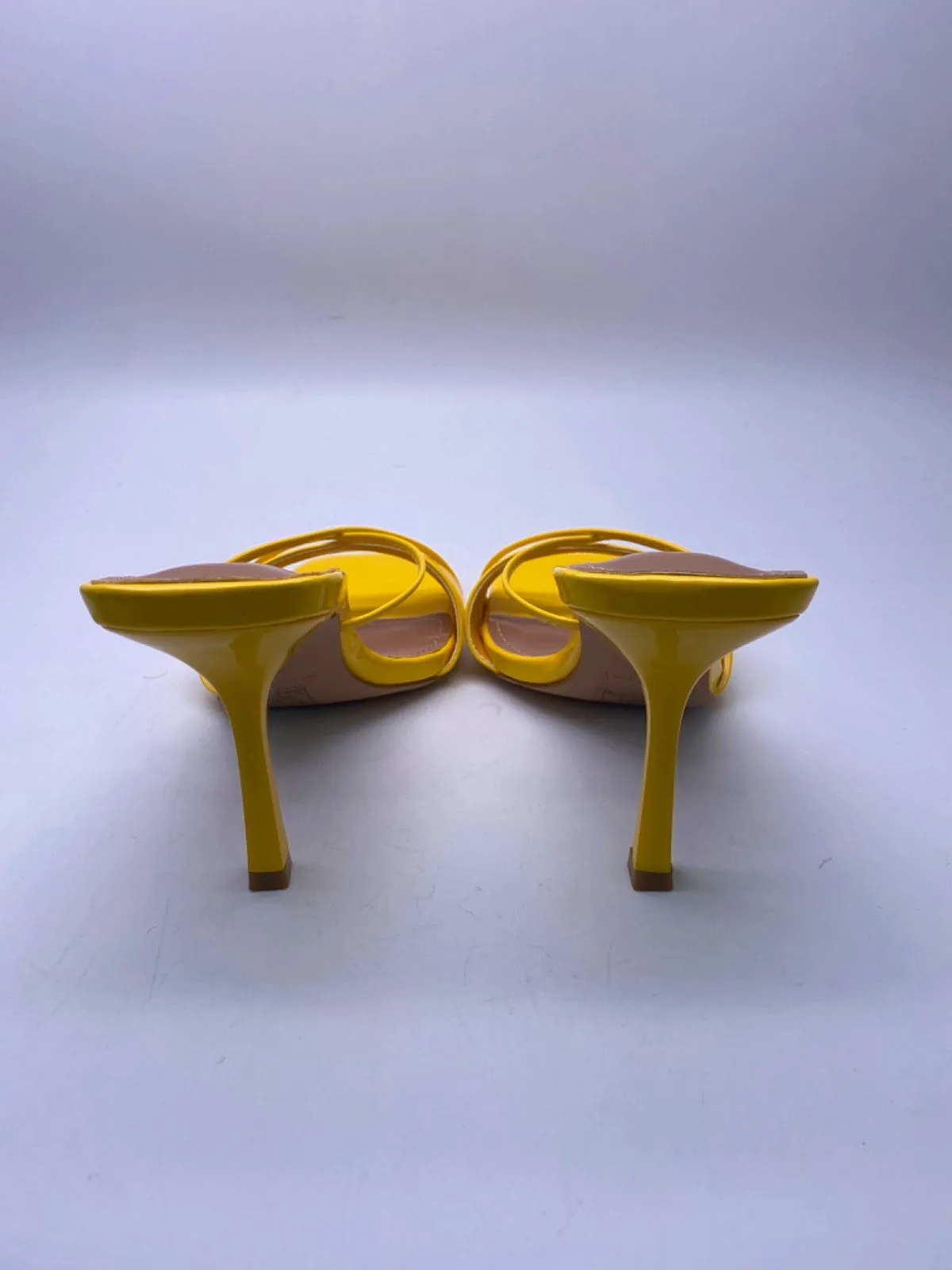 Simmi Yellow Patent Macy-3 Danique Heels UK 5