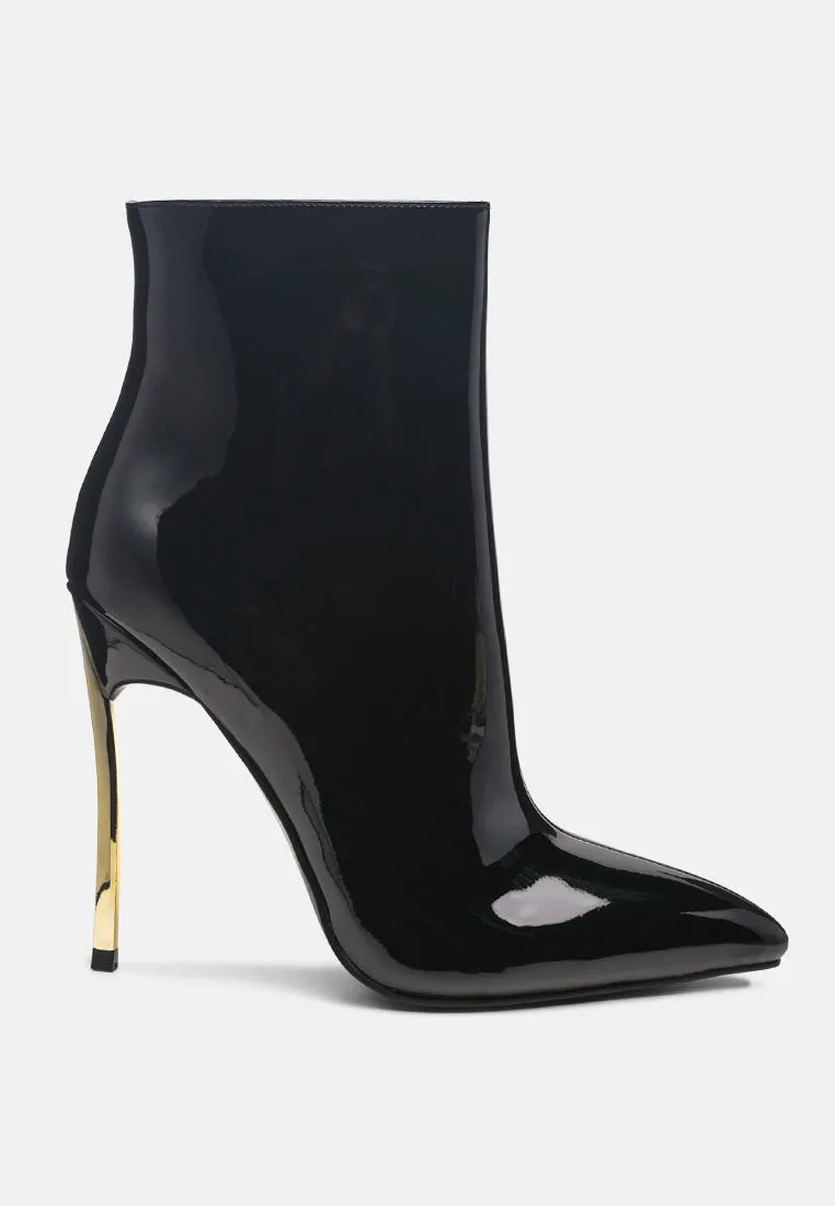 Siren Patent Faux Leather Bootie