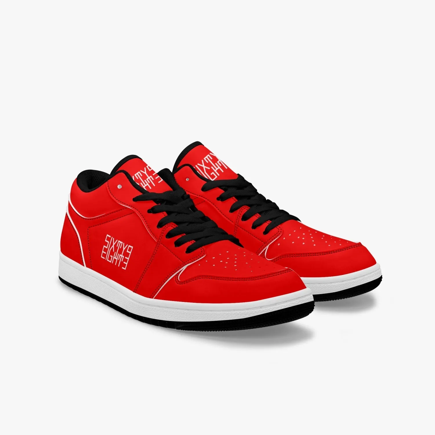 Sixty Eight 93 Logo White Red SENTLT1 Shoes