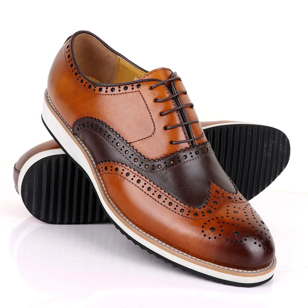 Terry Taylors Oxford Brown and Coffee Sneaker Shoe