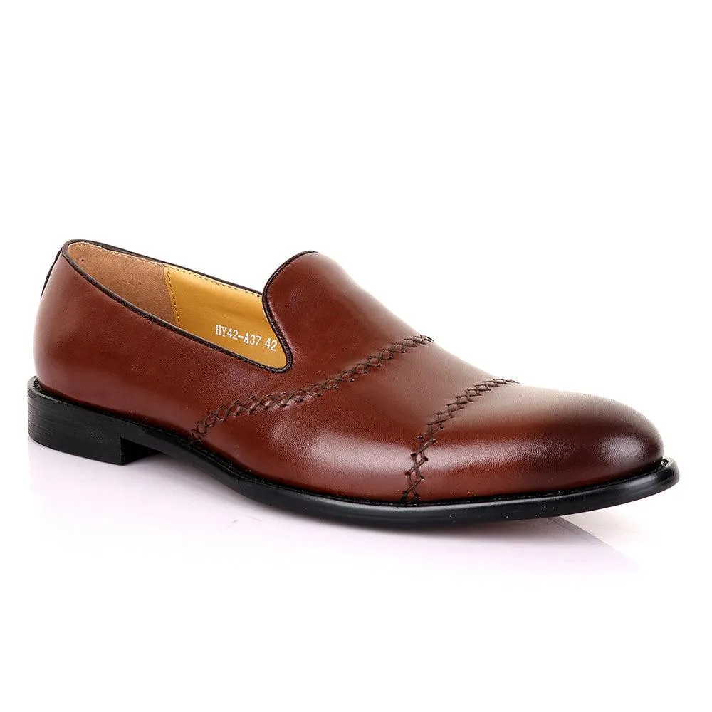 Terry Taylors Treading Brown Leather Shoe