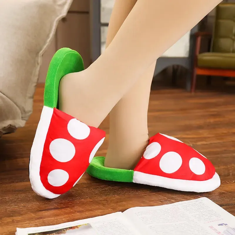 Video Game Flower Bedroom Slippers